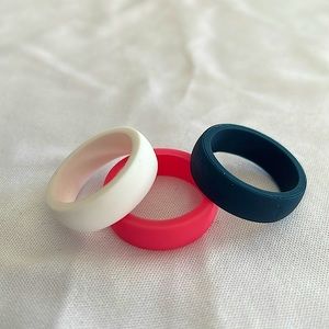 Women’s Silicone Wedding Bands Size 5.5